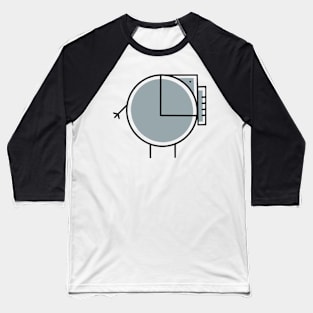 Abstract Elephant Baseball T-Shirt